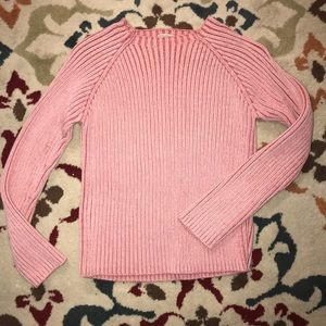 Pink LL Bean sweater